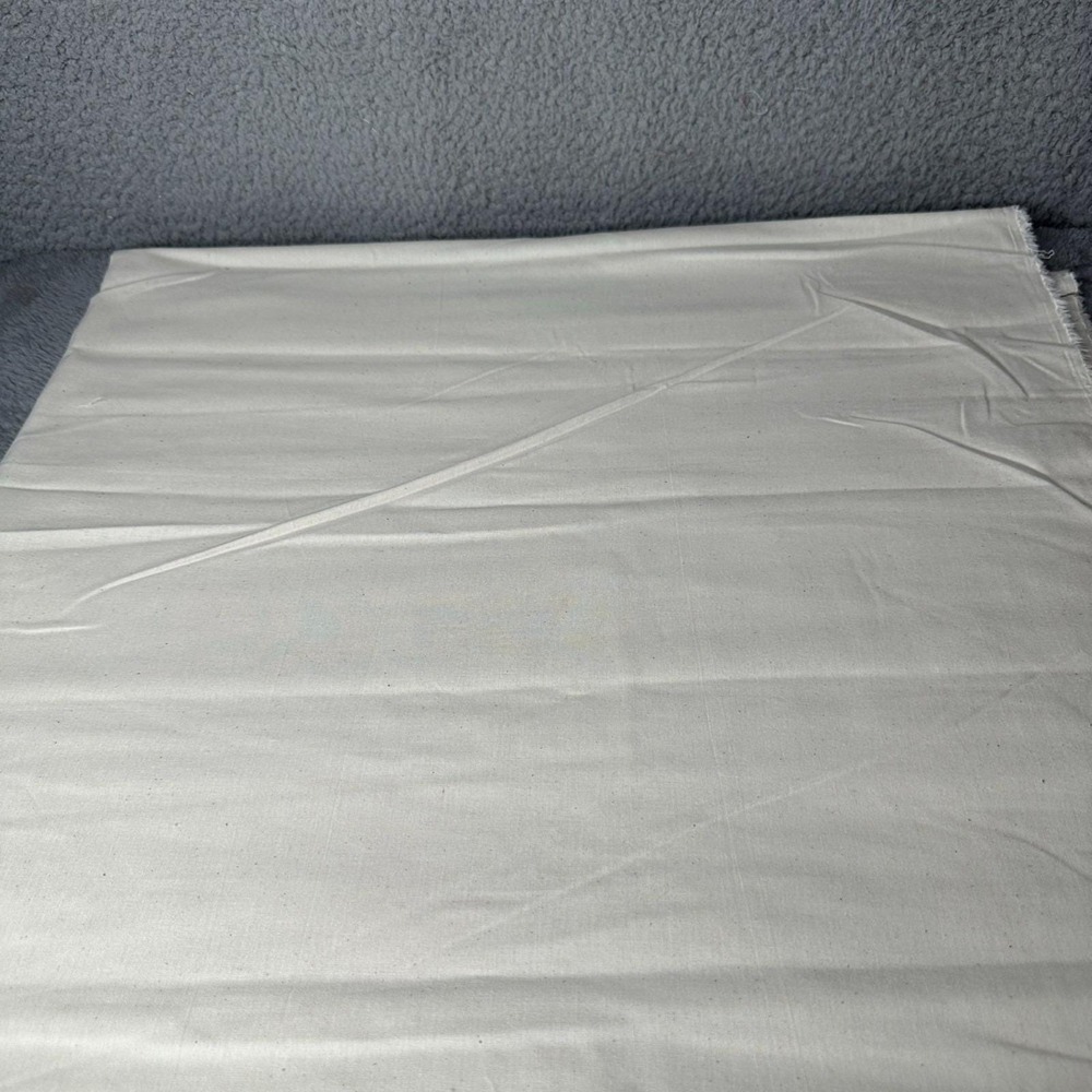 Muslin Fabric 1 Yard‎ Lightweight Unbleached Natural Cotton Material Quilting